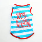 Shirt for Small Dogs Pet Printed with Funny Letters Soft Breathable Outfits