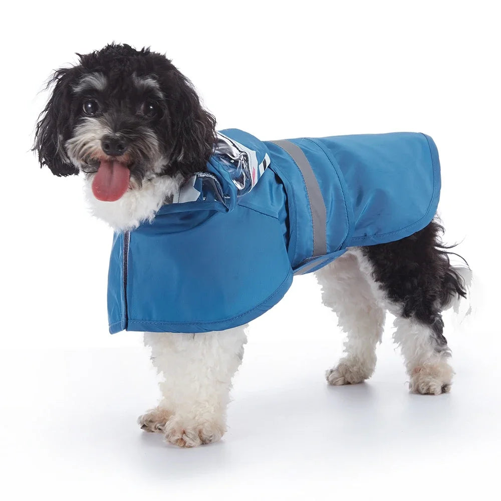 Cartoon Pattern Reflective Hoodie Outdoor Jacket Coat Harness Onesie Clothes