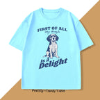 Cute Beagle Lover T-Shirt Women Printed Fashion Dog Mom Tee Casual Short Sleeve