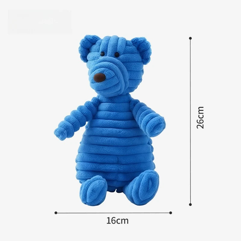 Plush Squeaky Chew Self-Entertaining Puppy Teething