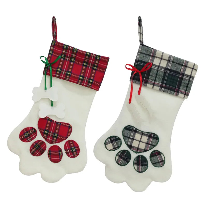 Decor for the New Year Plaid Christmas