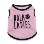 Funny Summer Small Pet Shirts Cool Breathable Dog Outfit Soft Shirt
