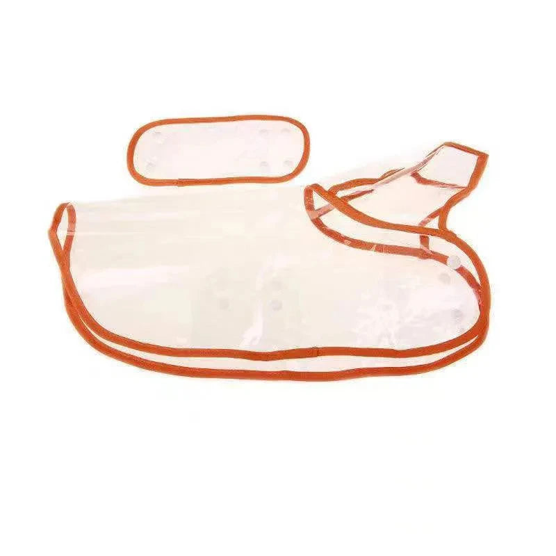 Transparent Rainwear Pet Hooded Waterproof Jacket Small Dogs