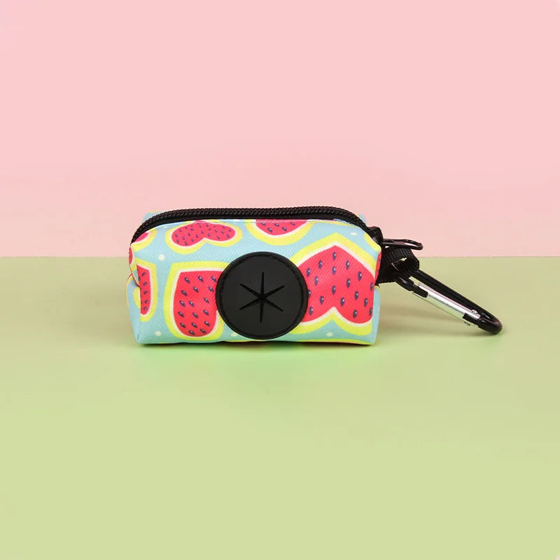 1pcs Colorful Design Dog Poo Bag Holder Dispenser Leash Attachment (Without Poo Bags & Leash)