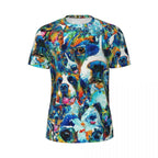 Cartoon Dog Running T Shirt Summer Funny Animal Print Design Tops