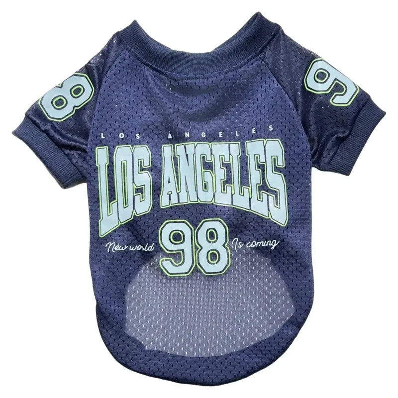 Basketball Jersey Mesh Breathable for Dogs