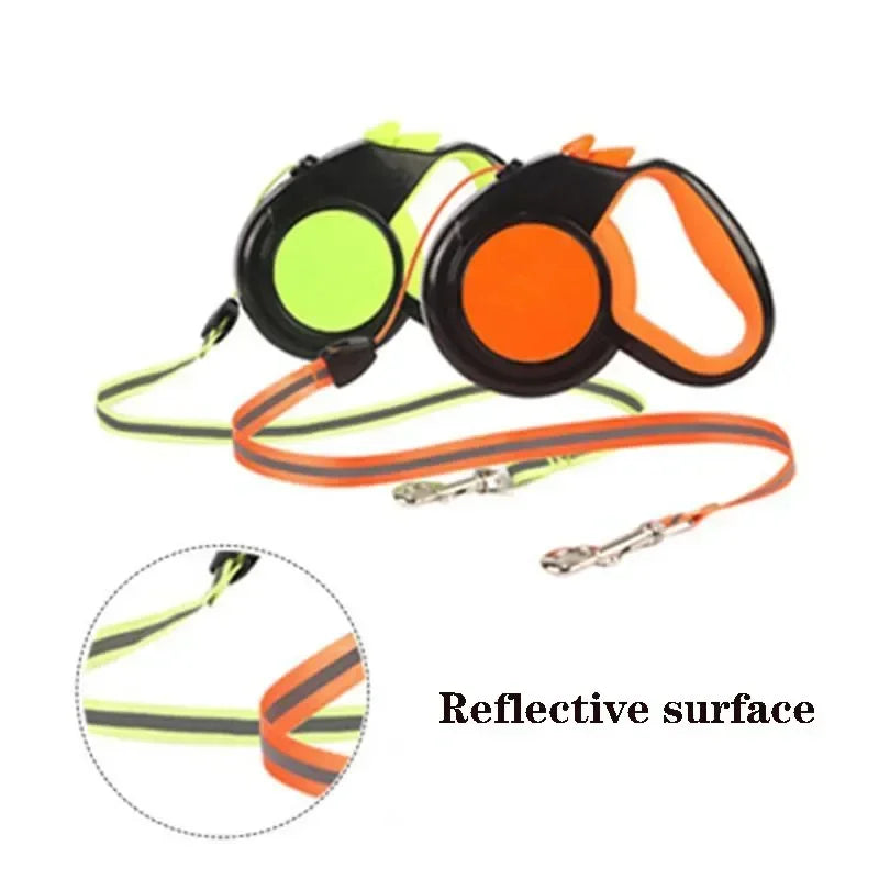 Leash Retractable Roulette for Dogs Accessories Adjustable Durable