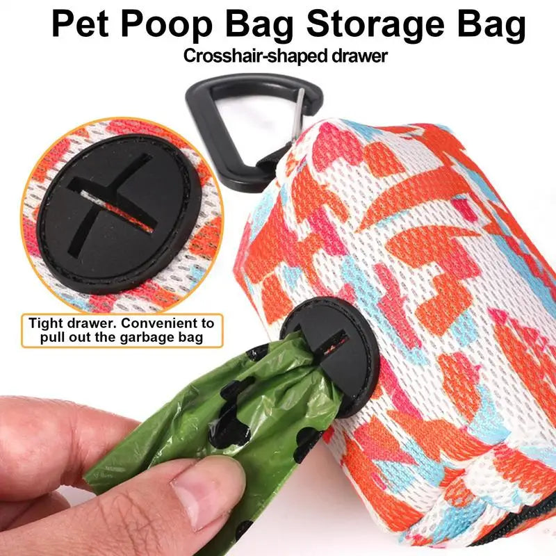 Dog Poop Bag Dispenser Walking Garbage Bags Dispensers Pet Supplies