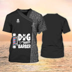 Pet Groomer Printed T-shirt Dog Unisex Summer Casual Fashion Designer Clothes