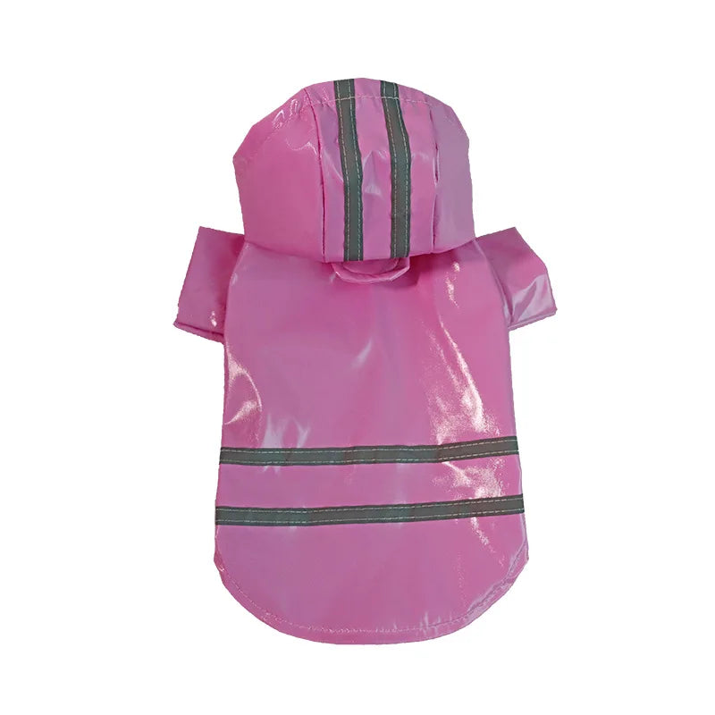 Raincoat Reflective Waterproof Snowproof Pet Coat for Small Dogs