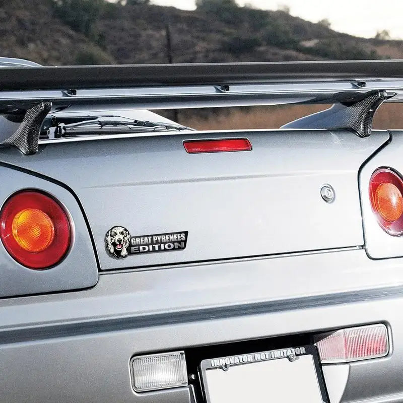 Dog Emblem Car 3D Dog Edition Acrylic Car Badges Stickers