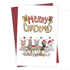 Christmas Greeting Card for Dog Lovers