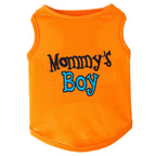 Summer Small Dog Vest Letter Print Pet Pullover Soft Comfortable Sleeveless T-shirt