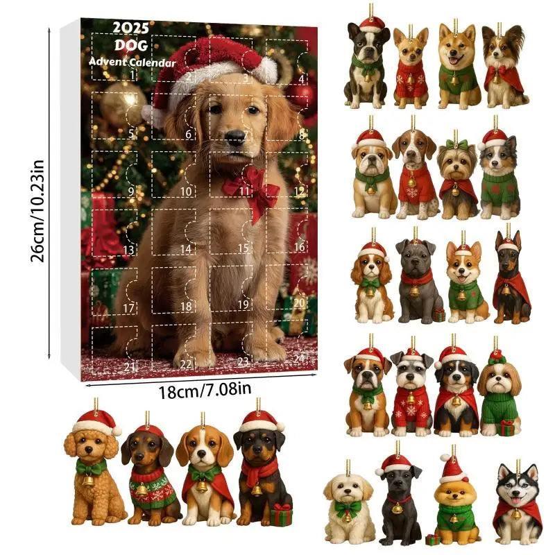 Christmas Advent Calendar 2025 for Dog Afficionados