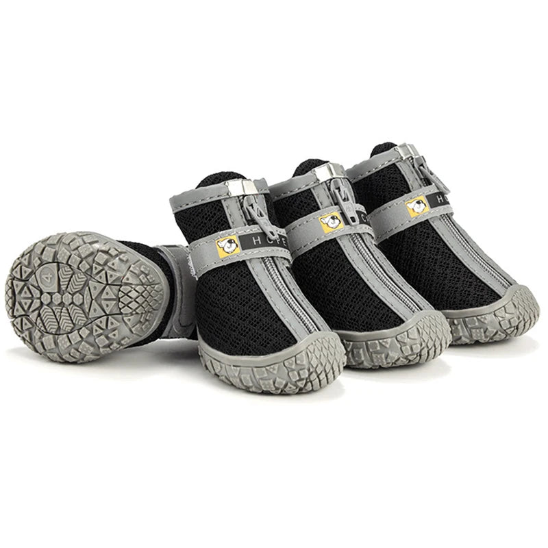 Dog Shoes Non-Slip Soles Thick Plush Protection Paw Climbing Pet Booties