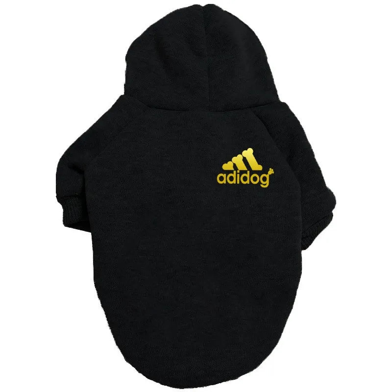 Adidog Clothes For Dogs Jacket Sweatshirt Autumn Winter Keep Warm Pet Clothing