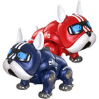Dance Music Bulldog Robot Intelligent Interactive Dog With Light