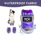 Shoes for Large Medium Dogs with Letters, Paw Protectors Water-Resistant