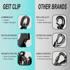 Heavy Duty Polyamide Dog Leash with Reflective Stripes - Tactical Frog Quick Release Clip, Locking Mechanism