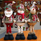 Ornament Reindeer Snowman Santa Elk Bear Doll decoration