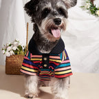T-Shirt Spring Summmer Striped Polo Shirt Style Dog Clothes