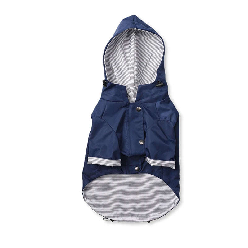 Dog Raincoat Pet Waterproof Jacket Bulldog Windbreaker Poodle Pug Bichon Puppy Coat Rainwear PU S-5XL High Quality Dog Raincoat