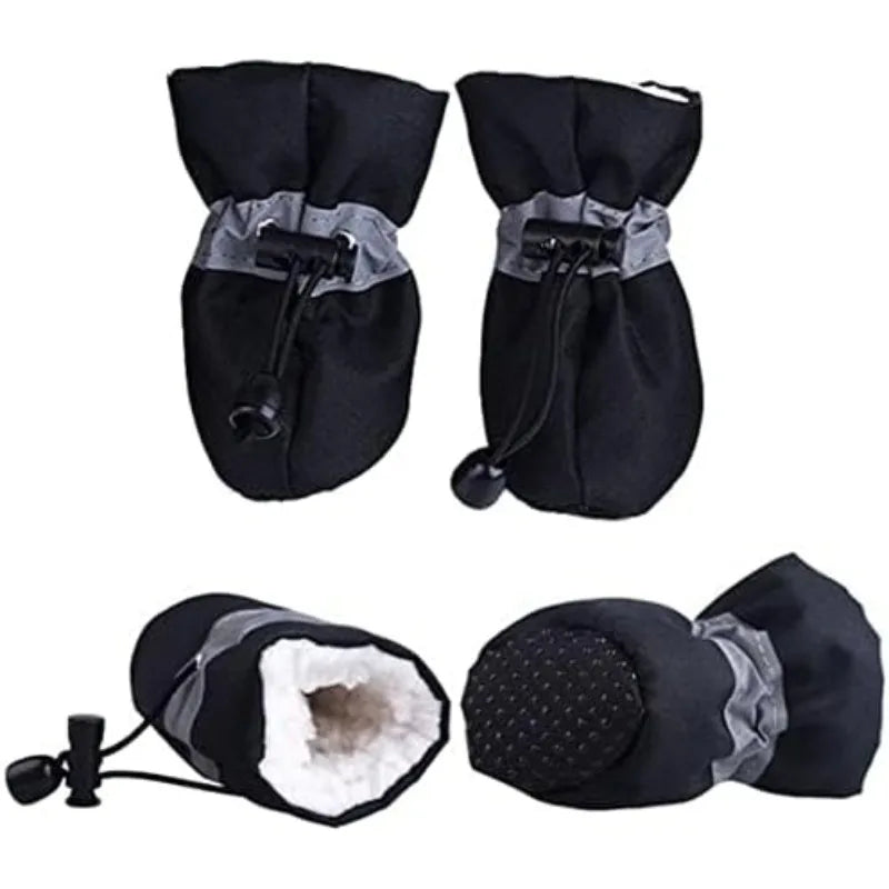 Non-slip, waterproof reflective dog shoelaces