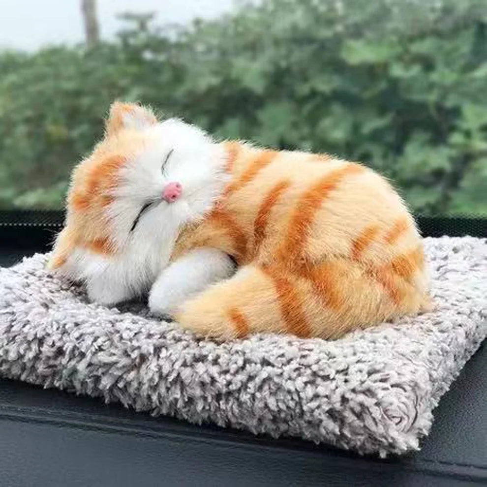 Car Dashboard Decor Cute Simulation Plush Dogs Toy Gift Auto Accessories