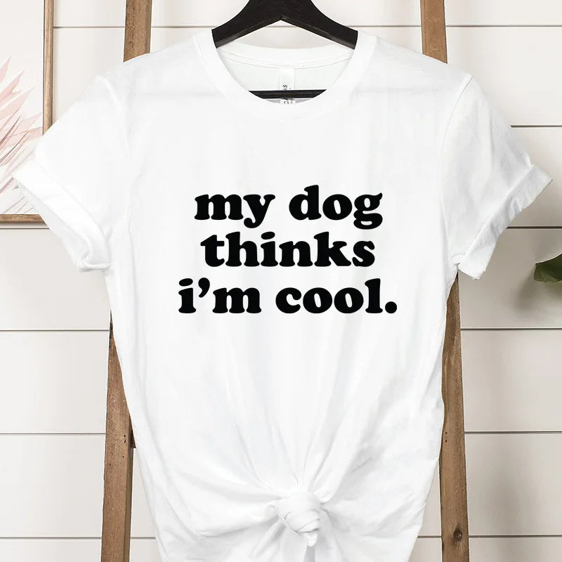 Cute Print T-shirts for Women Summer Short Sleeves Funn Streetwear