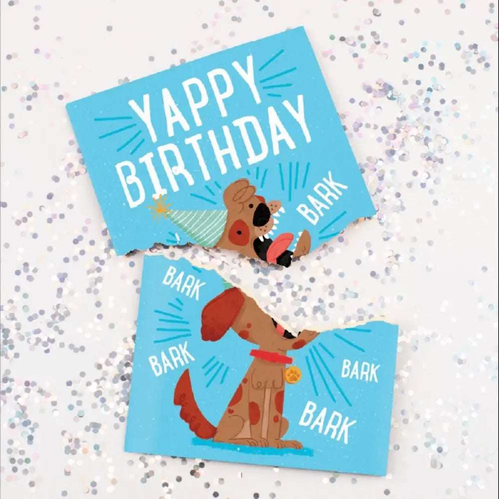 Music Endless Sound Card New Square Dog Dog Music Greeting Card