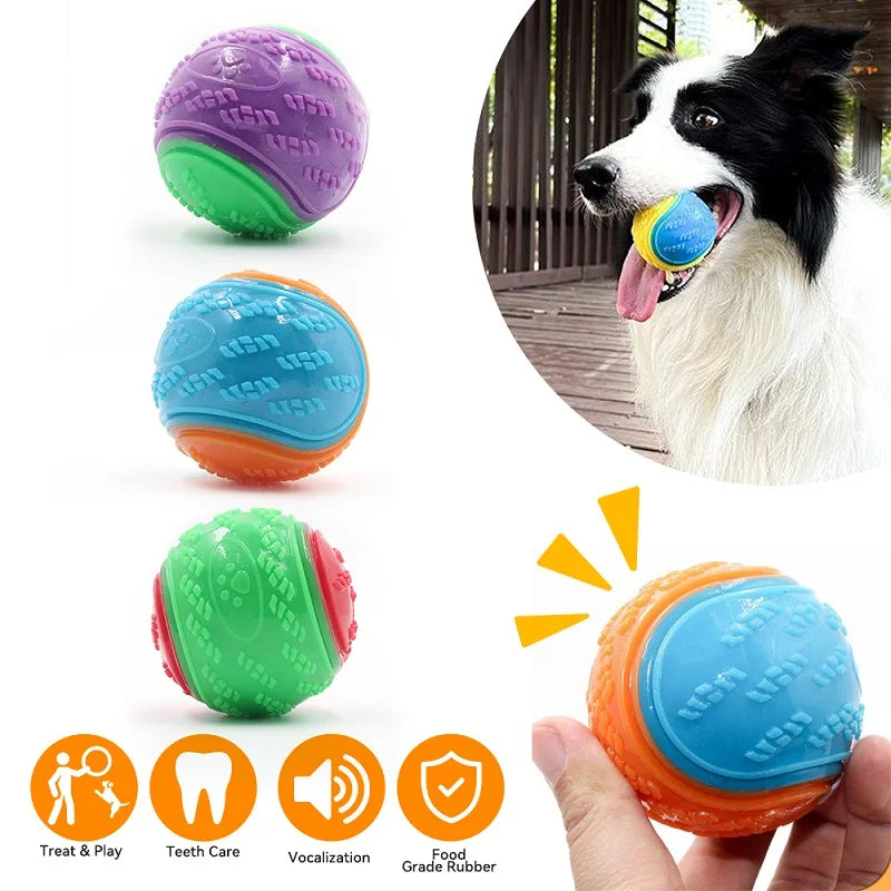 Interactive Soft TPR Squeaky Toy for Dogs