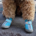 Dog Shoes Non-Slip Soles Thick Plush Protection Paw Climbing Pet Booties