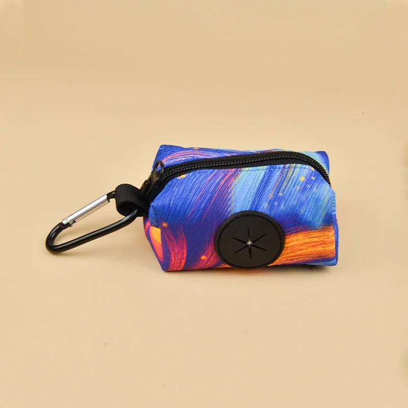 1pcs Colorful Design Dog Poo Bag Holder Dispenser Leash Attachment (Without Poo Bags & Leash)