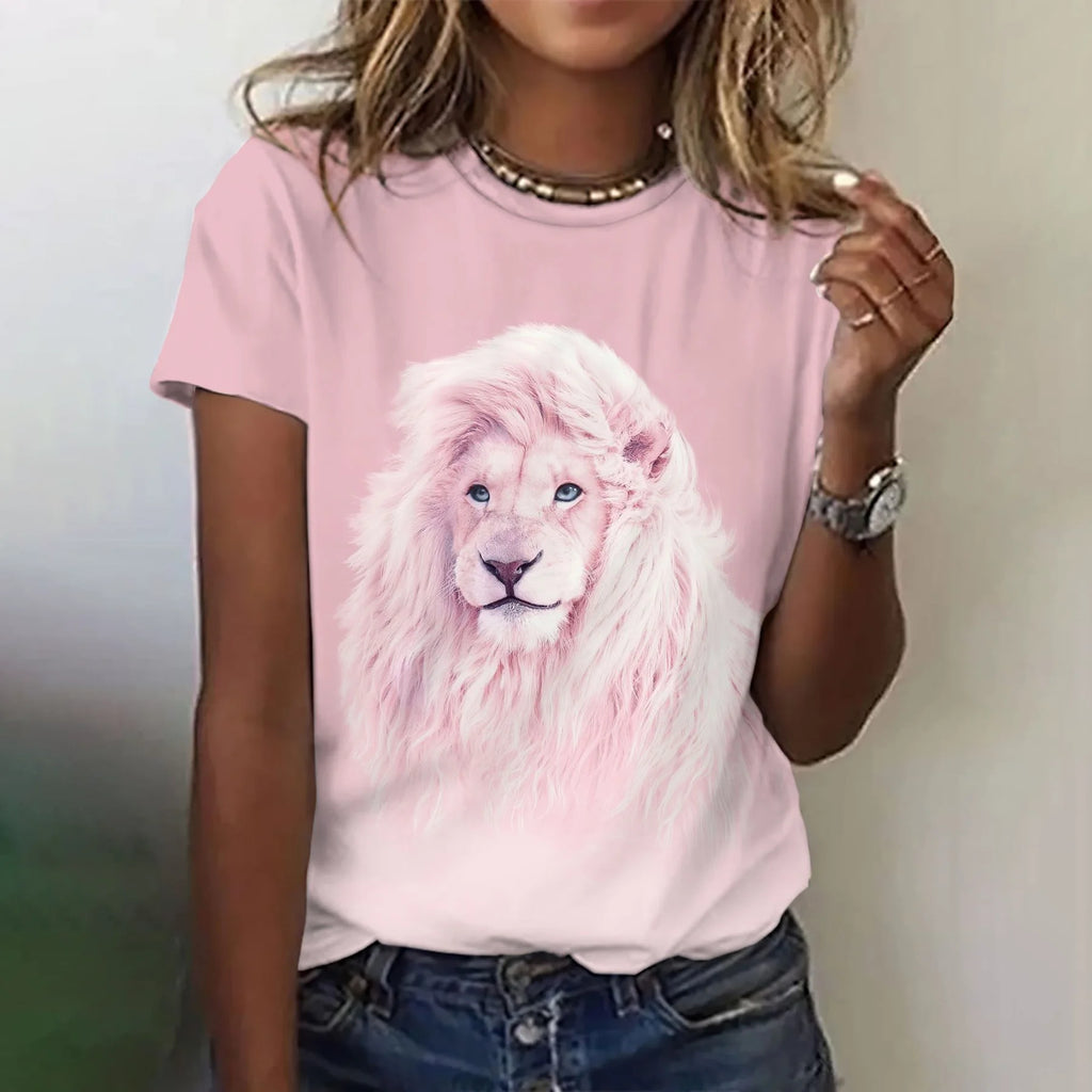 Funny Dog Pattern For Women Cute Animal 3d Printed T Shirts Summer Fashion