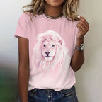 Funny Dog Pattern For Women Cute Animal 3d Printed T Shirts Summer Fashion