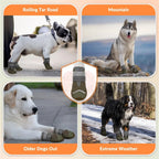 Breathable Anti Slip Booties for Large Medium Small Dogs Hot Pavement, Winter, Snow, Hiking