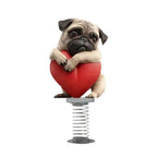 Lovely Dog Acrylic Spring Shaking Head Ornaments Car Dashboard