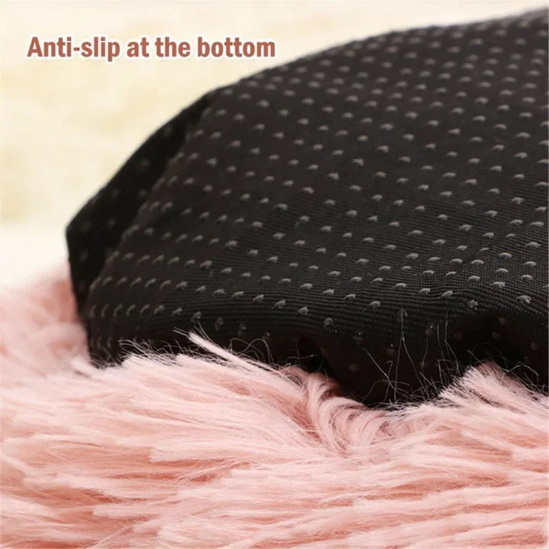 Super Soft Plush Mat Dog Bed Round Cushion Pet Product Accessories