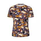 Cartoon Dog Running T Shirt Summer Funny Animal Print Design Tops