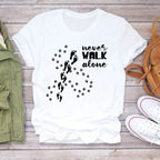 Human Foot Dog Paws Printed T-Shirt Funny Loose Casual Pet Owner Clothes