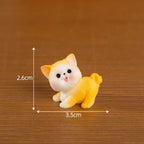 Figurines Miniature Cute Puppy Animal Micro Landscape Dog Desk Accessories