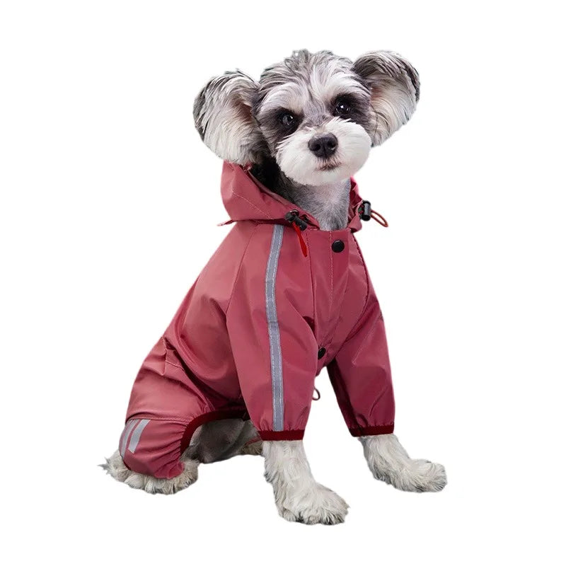 Raincoat Reflective Waterproof Rain Coat Small Medium Dogs