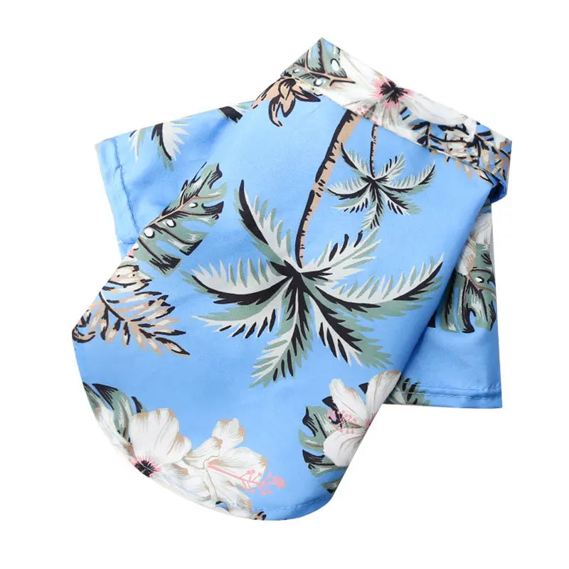 Hawaiian Style Summer Sand Beach Shirts for Small Dogs