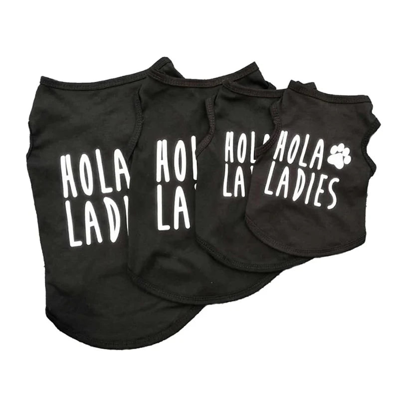 Funny Summer Small Pet Shirts Cool Breathable Dog Outfit Soft Shirt