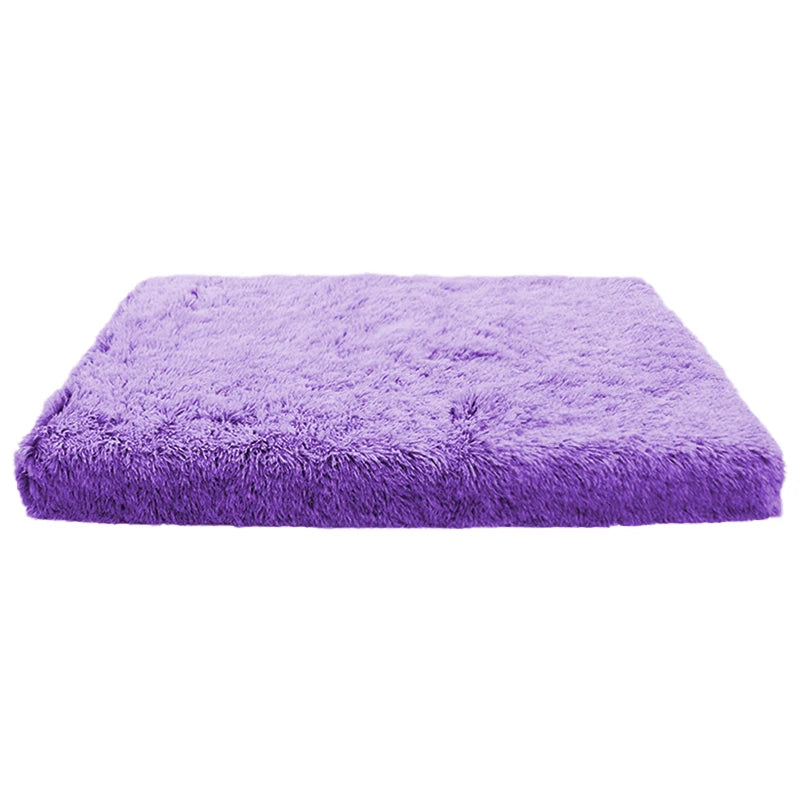 Plush Bed Mat for Small Medium Large Dogs Removable for Cleaning Super Soft
