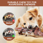 Dog Toys Beef-Flavored for Chewers Teeth Cleaning Toy Supplies