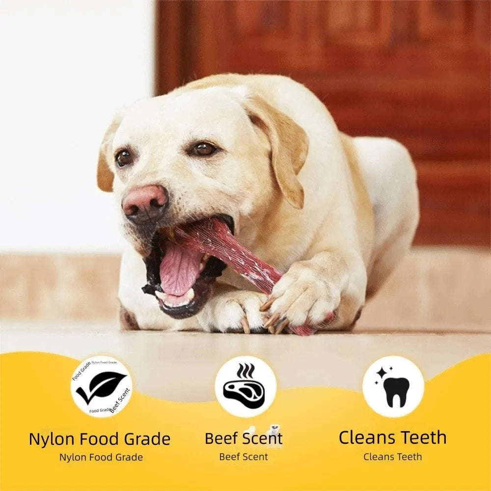 Simulation Bone Dog Chew Teeth Cleaning Interactive S-shaped Chew Toys Pet Supplies