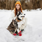Non-slip, waterproof reflective dog shoelaces