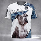 Pitbull Graphic 3d Print Summer Tops Fashion Daily Casual Short Sleeve T-shirt Clothing