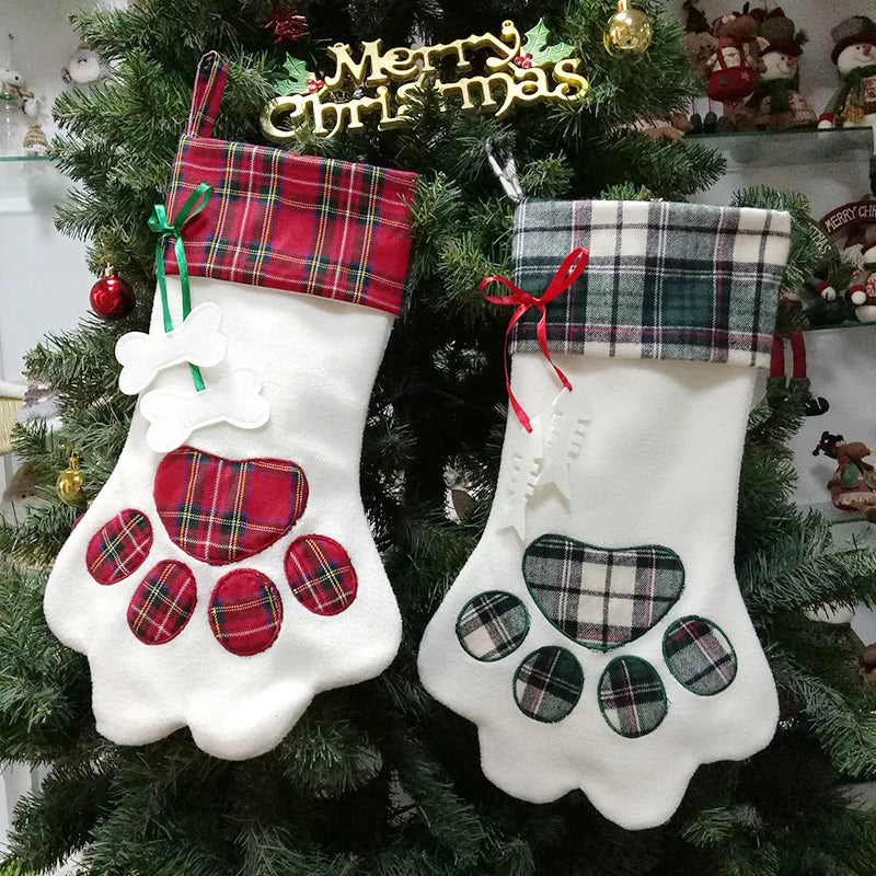 Decor for the New Year Plaid Christmas
